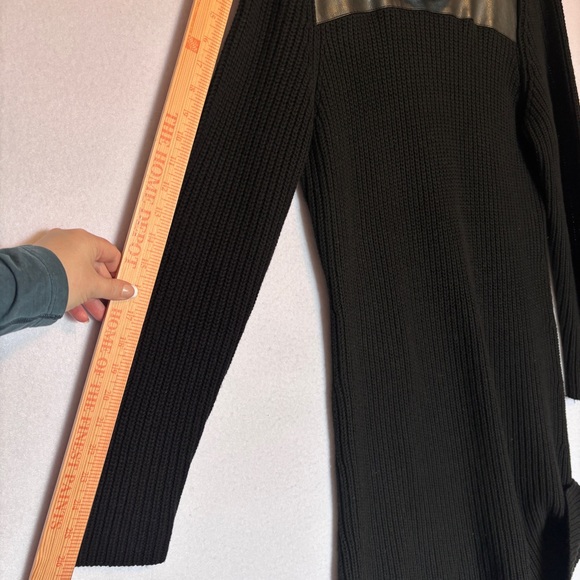 Ann Taylor Turtleneck Black‎ Sweater Dress Size L - Picture 9 of 10